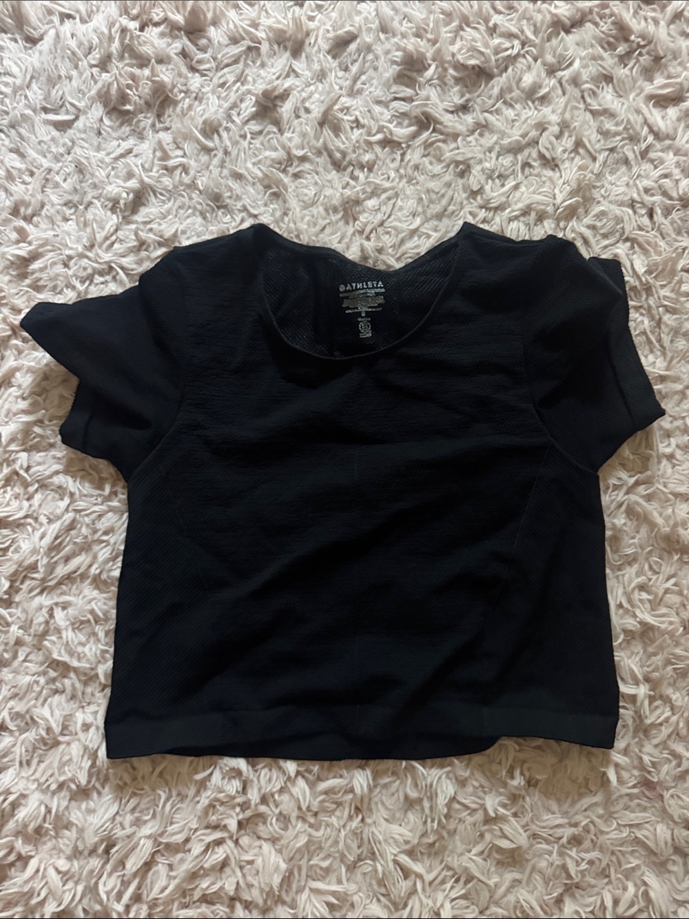 Athleta Black Performance Short Sleeve Tee